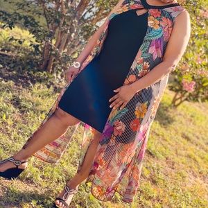 Kimono Style midi dress